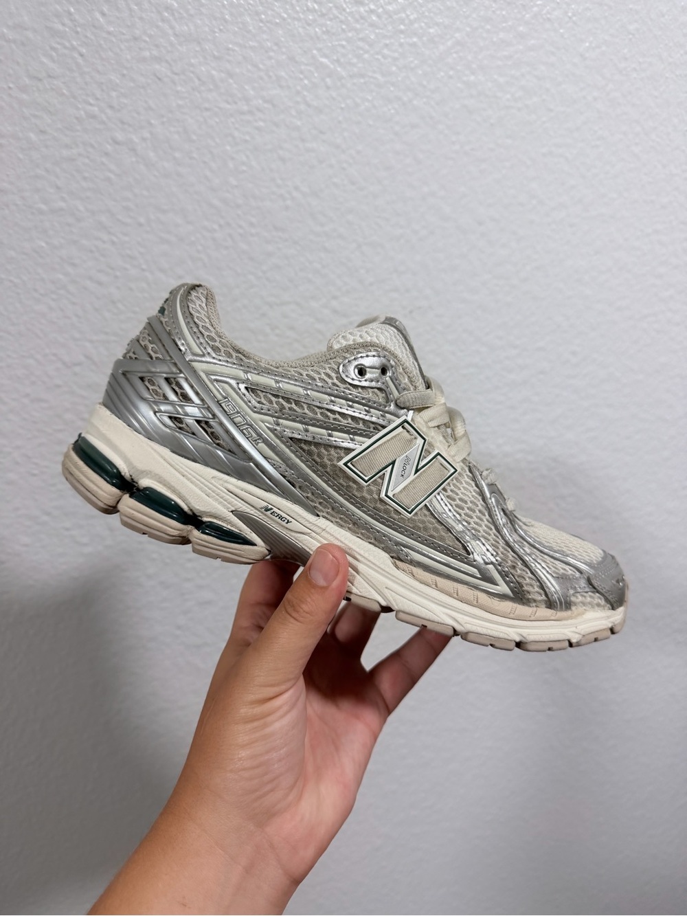 New Balance 1906r Silver/White Running Sneakers